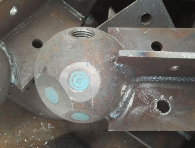 怀化螺栓球球塞，网架配件